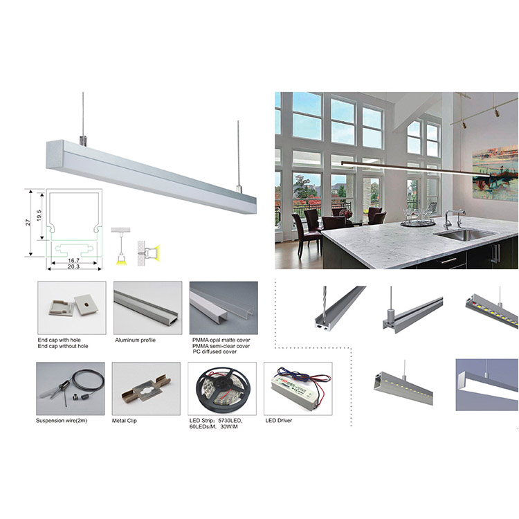 BAPL060 Aluminum Profile - Inner Width 17mm(0.66inch) - LED Strip Anodizing Extrusion Channel BAPL060 Aluminum Profile - Inner Width 17mm(0.66inch) - LED Strip Anodizing Extrusion Channel